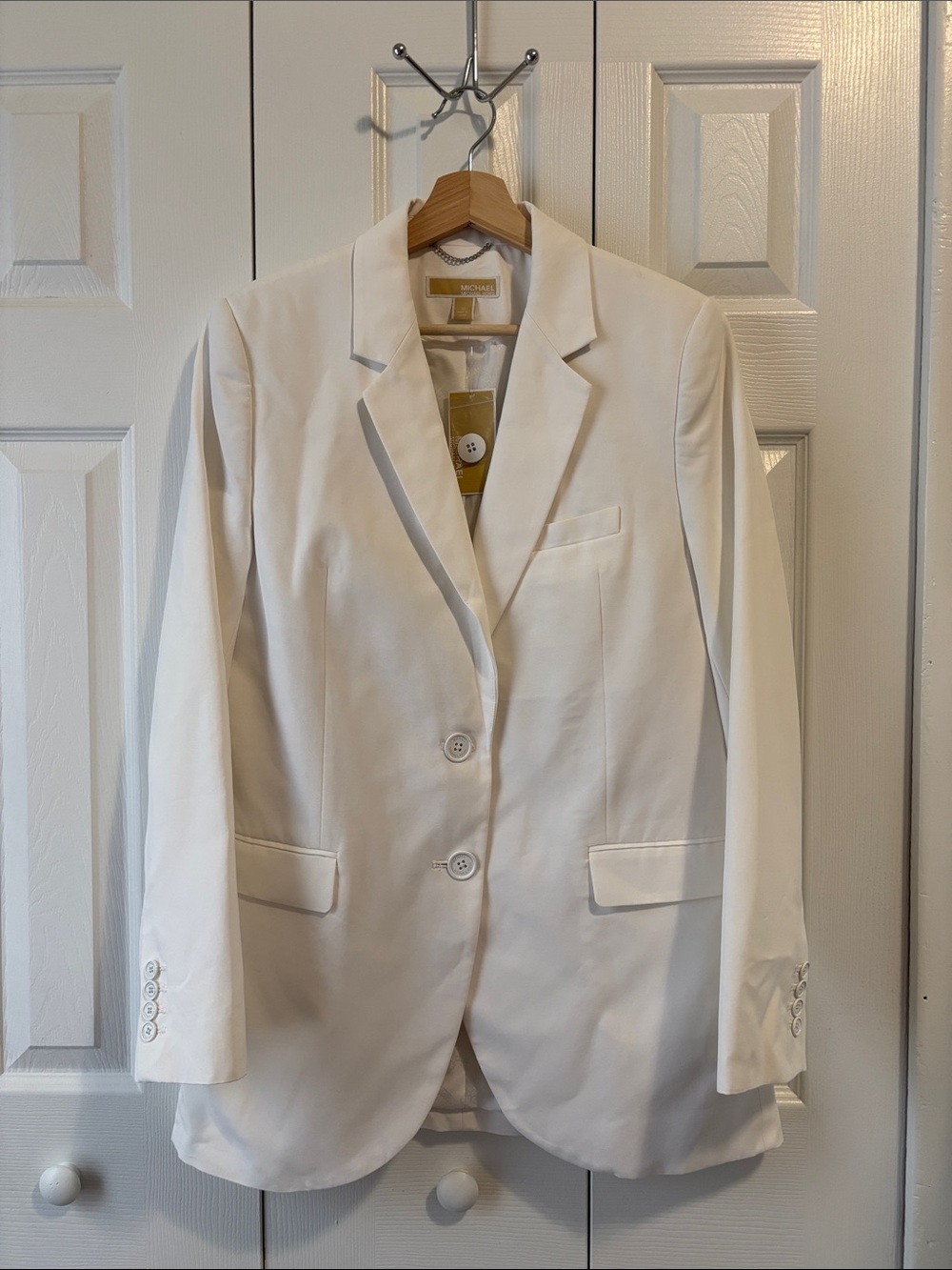 MICHAEL Michael Kors White Tailored Blazer